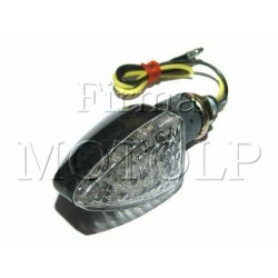 MIGACZE KIERUNKOWSKAZY LED CIEMNY CARBON HOMOLOGACJA E11