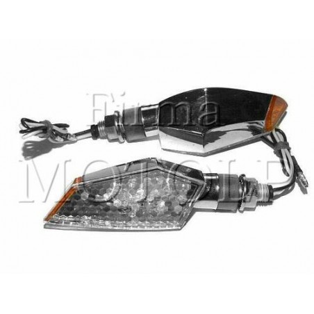 MIGACZE KIERUNKOWSKAZY LED CHROM HOMOLOGACJA E11