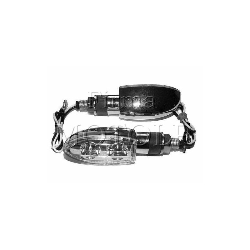 MIGACZE KIERUNKOWSKAZY LED CHROM HOMOLOGACJA E11