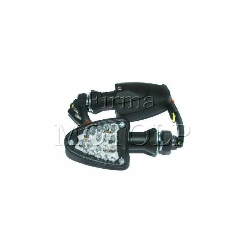 MIGACZE KIERUNKOWSKAZY LED CZARNE METAL HOMOLOGACJA E11