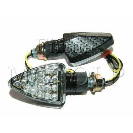 MIGACZE KIERUNKOWSKAZY CIEMNY CARBON LED HOMOLOGACJA E11