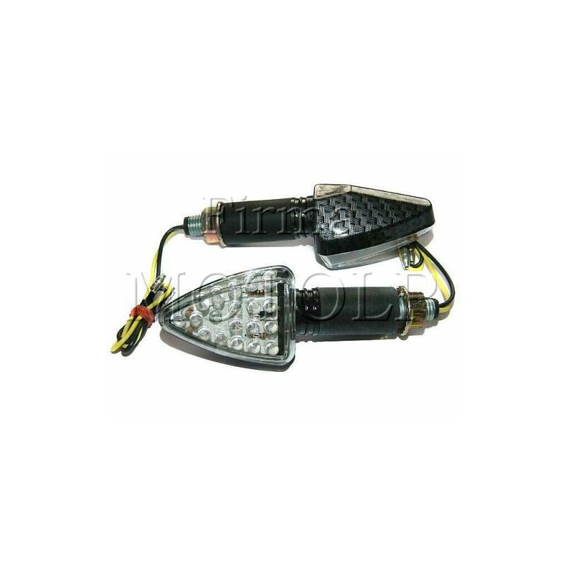 MIGACZE KIERUNKOWSKAZY CIEMNY CARBON LED HOMOLOGACJA E11