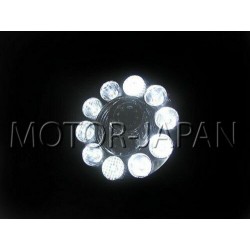 REFLEKTOR LAMPA PRZÓD CZARNA LED HARLEY BUGGY HOMOLOGACJA E4