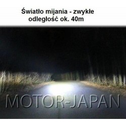 REFLEKTOR LAMPA PRZÓD CZARNA LED HARLEY BUGGY HOMOLOGACJA E4