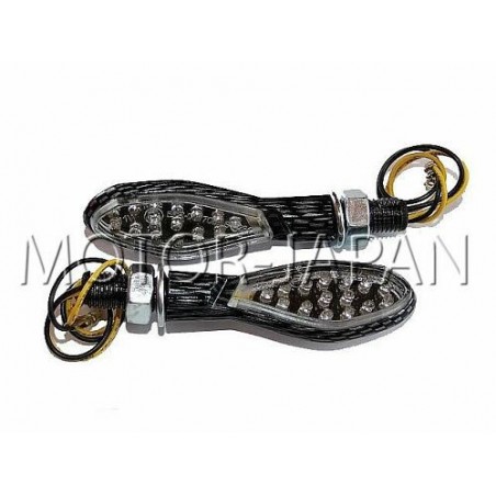 UNIWERSALNE KIERUNKOWSKAZY MIGACZE KIERUNKI LED CARBON HOMOLOGACJA