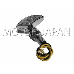 KIERUNKOWSKAZY MIGACZE LED CHROM METALOWE HOMOLOGACJA