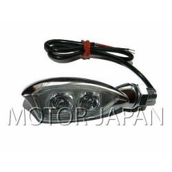 UNIWERSALNE KIERUNKOWSKAZY MIGACZE CHROMOWANE METALOWE HOMOLOGACJA E9