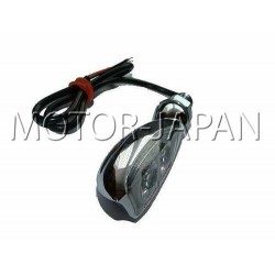 UNIWERSALNE KIERUNKOWSKAZY MIGACZE CHROMOWANE METALOWE HOMOLOGACJA E9