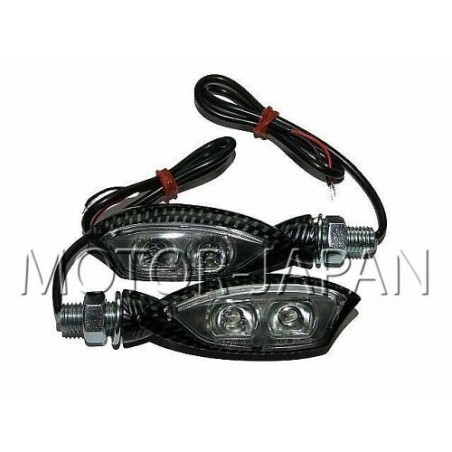 UNIWERSALNE KIERUNKOWSKAZY MIGACZE CARBON METALOWE HOMOLOGACJA