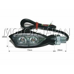 KIERUNKOWSKAZY MIGACZE KIERUNKI TYLNA LAMPA LED METALOWE HOMOLOGACJA