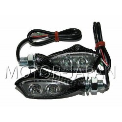 KIERUNKOWSKAZY MIGACZE KIERUNKI TYLNA LAMPA LED CARBON METALOWE HOMOLOGACJA