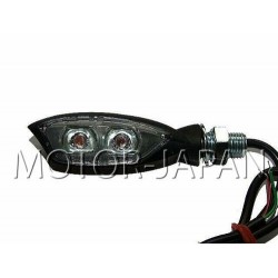 KIERUNKOWSKAZY MIGACZE KIERUNKI TYLNA LAMPA LED CZARNE METALOWE HOMOLOGACJA