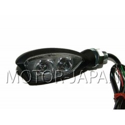 KIERUNKOWSKAZY MIGACZE KIERUNKI TYLNA LAMPA LED CZARNE METALOWE HOMOLOGACJA