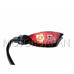 KIERUNKOWSKAZY MIGACZE KIERUNKI TYLNA LAMPA LED CZARNE METALOWE HOMOLOGACJA