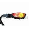 KIERUNKOWSKAZY MIGACZE KIERUNKI TYLNA LAMPA LED CZARNE METALOWE HOMOLOGACJA