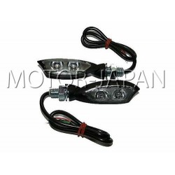 KIERUNKOWSKAZY MIGACZE KIERUNKI TYLNA LAMPA LED CZARNE METALOWE HOMOLOGACJA