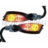 KIERUNKOWSKAZY MIGACZE KIERUNKI TYLNA LAMPA LED CZARNE METALOWE HOMOLOGACJA