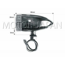 KIERUNKOWSKAZY MIGACZE KIERUNKI CHROMOWANE METALOWE LED HOMOLOGACJA E11