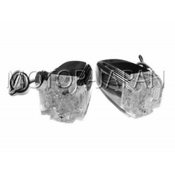 KIERUNKOWSKAZY MIGACZE KIERUNKI CHROMOWANE METALOWE LED HOMOLOGACJA E11