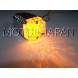 KIERUNKOWSKAZY MIGACZE KIERUNKI CHROMOWANE METALOWE LED HOMOLOGACJA E11