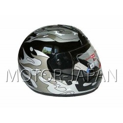 KASK INTEGRALNY PELNY CAN CZARNO-SZARY 603-BLACK/U