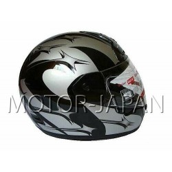 KASK INTEGRALNY PELNY CAN CZARNO-SZARY 603-BLACK/V