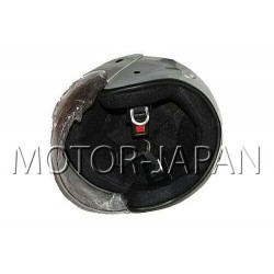 KASK POLOTWARTY CZARNY SKUTER CHOPPER 803 SILVER