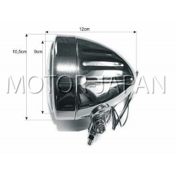 REFLEKTOR LIGHTBAR LAMPA PRZOD 4 CALE CHROM