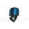 TUNING NIEBIESKI FILTR STOŻKOWY 28MM 28 MM 28-MM M2 45 STOPNI METALOWA NAKŁADKA
