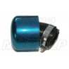 TUNING NIEBIESKI FILTR STOŻKOWY 28MM 28 MM 28-MM M2 45 STOPNI METALOWA NAKŁADKA