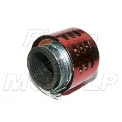 TUNING CZERWONY FILTR STOŻKOWY 28MM 28 MM 28-MM M1 METALOWA NAKŁADKA