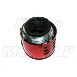 TUNING CZERWONY FILTR STOŻKOWY 28MM 28 MM 28-MM M1 METALOWA NAKŁADKA