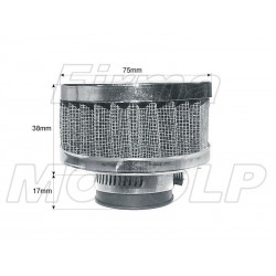 TUNING CHROM CHROMOWANY FILTR STOŻKOWY 32MM 32 MM 32-MM KL-010