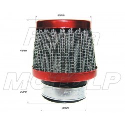 TUNING CZERWONY FILTR STOŻKOWY 32MM 32 MM 32-MM M1