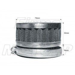 TUNING CHROM CHROMOWANY FILTR STOŻKOWY 38MM 38 MM 38-MM E1