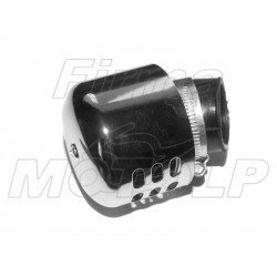 TUNING CHROM CHROMOWANY FILTR STOŻKOWY 38MM 38 MM 38-MM M2 45 STOPNI METALOWA NAKŁADKA