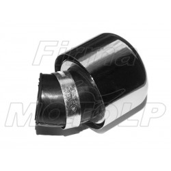 TUNING CHROM CHROMOWANY FILTR STOŻKOWY 38MM 38 MM 38-MM M2 45 STOPNI METALOWA NAKŁADKA