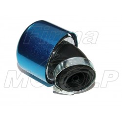 TUNING NIEBIESKI FILTR STOŻKOWY 38MM 38 MM 38-MM M2 45 STOPNI METALOWA NAKŁADKA