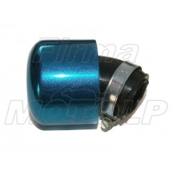 TUNING NIEBIESKI FILTR STOŻKOWY 38MM 38 MM 38-MM M2 45 STOPNI METALOWA NAKŁADKA