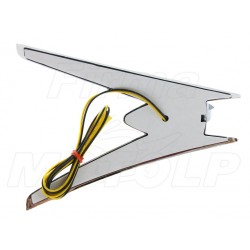 ORNAMENT BŁOTNIKA LED CHROM HONDA GL 1800 GOLDWING  rok produkcji 2001 - 2017