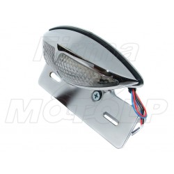 TYLNA LAMPA TYL UNIWERSALNA LED CHROM HOMOLOGACJA
