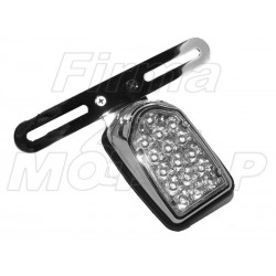 TYLNA LAMPA TYŁ LED METALOWA CHROM HOMOLOGACJA