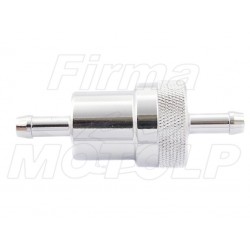 FILTR PALIWA METALOWY CHROM ROZKRĘCANY 8MM