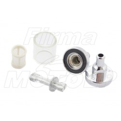 FILTR PALIWA SZKLANY METAL CHROM ROZKRĘCANY 8MM