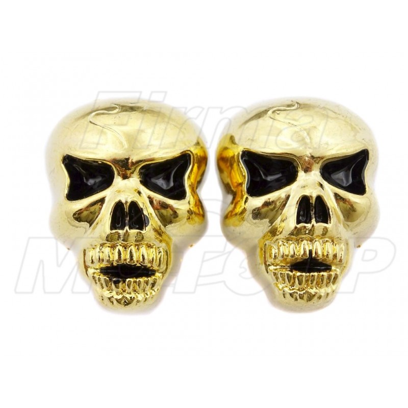 ŚRUBY TABLICY REJESTRACYJNEJ METALOWE ZŁOTE CZACHA