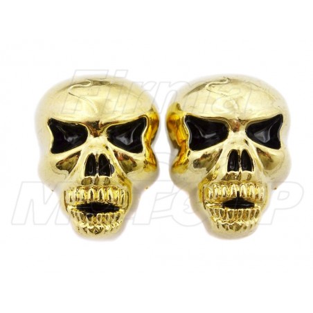 ŚRUBY TABLICY REJESTRACYJNEJ METALOWE ZŁOTE CZACHA