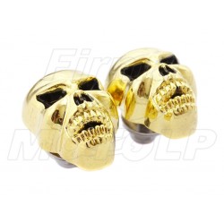 ŚRUBY TABLICY REJESTRACYJNEJ METALOWE ZŁOTE CZACHA