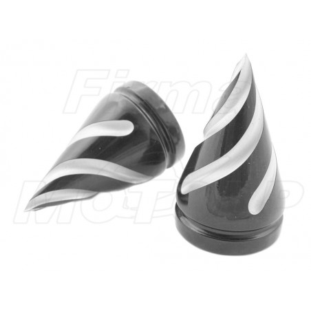 KOŃCÓWKI KIEROWNICY CZARNE STOŻKOWE M6