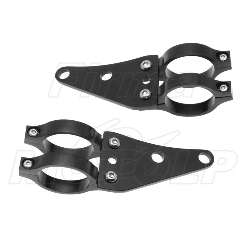 UCHWYTY REFLEKTORA PRZEDNIEJ LAMPY CZARNE 35MM