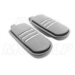 PODNÓŻKI KIEROWCY PASAŻERA MOTOCYKLOWE CZARNE Z GUMĄ